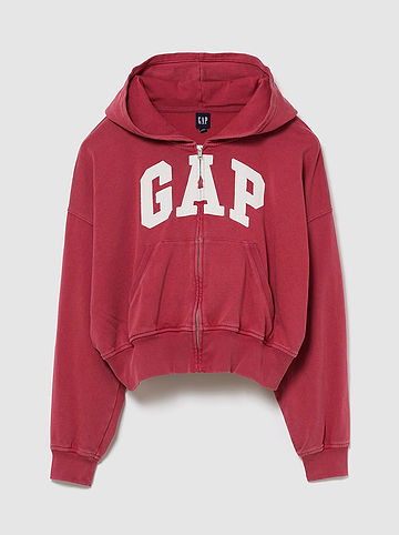 Sweatjacke in Rot