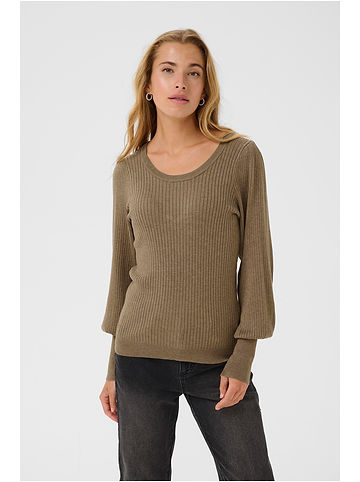 Pullover in Hellbraun