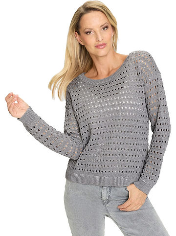 Pullover in Grau
