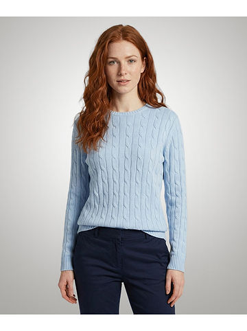 Pullover in Hellblau