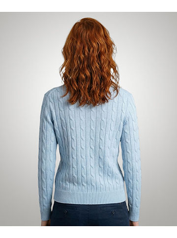 Pullover in Hellblau
