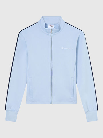 Sweatjacke in Hellblau