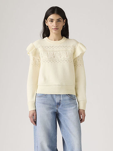 Pullover in Creme