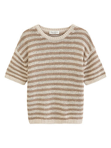 Pullover in Hellbraun/ Creme