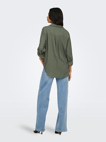 Bluse in Khaki