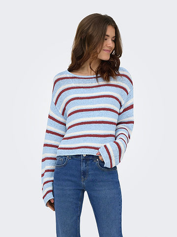 Pullover in Hellblau
