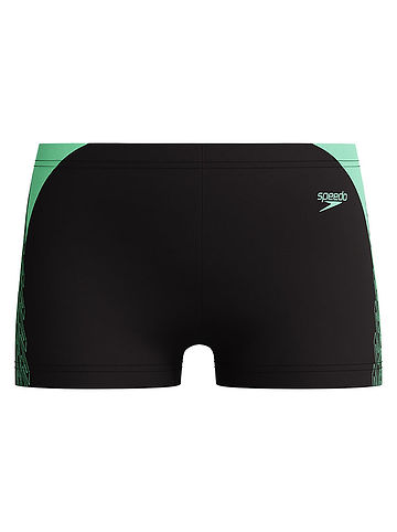 Badehose "Hyperboom Splice" in Schwarz/ Grün