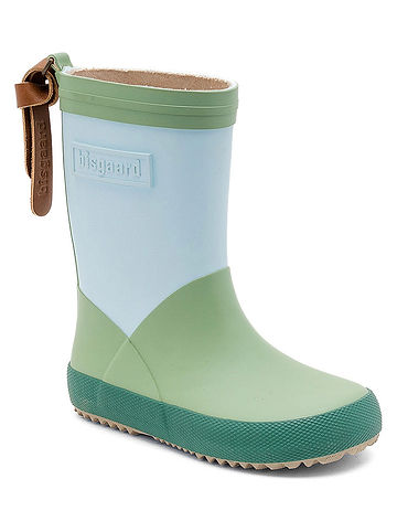 Gummistiefel in Grün/ Hellblau