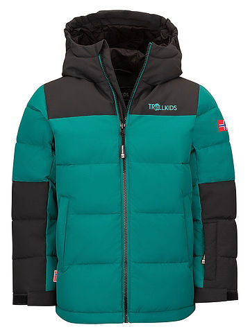 Winterjacke "Narvik" in Grün/ Schwarz