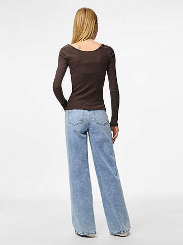 Longsleeve in Braun
