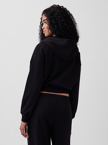 Sweatjacke in Schwarz