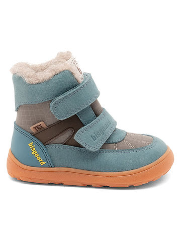 Leder-Boots in Petrol