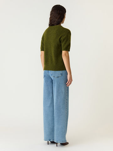 Strickshirt "Johi" in Grün