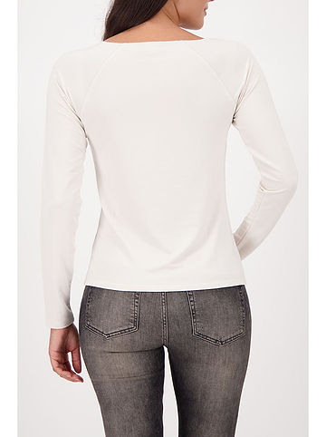 Longsleeve in Weiß