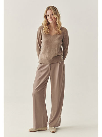 Kaschmir-Pullover in Beige