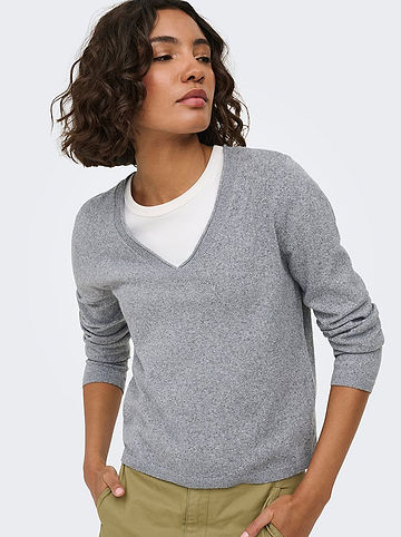 Pullover in Grau