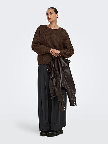Pullover in Braun