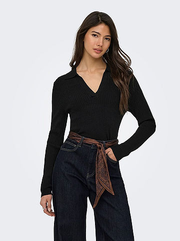 Longsleeve in Schwarz