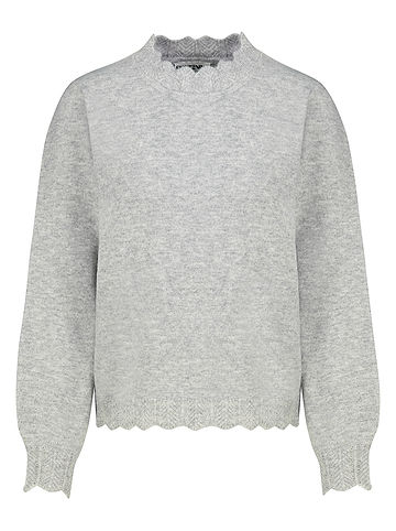 Pullover in Hellgrau