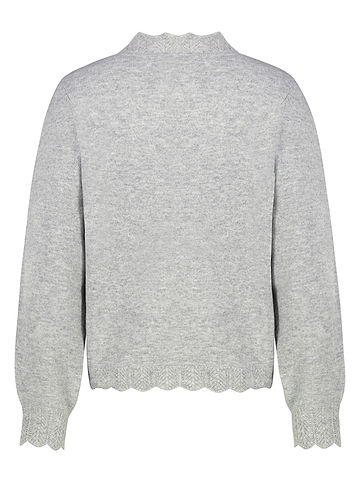 Pullover in Hellgrau