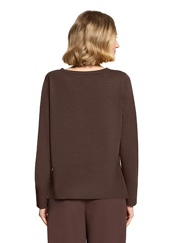 Pullover in Braun
