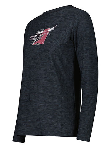 Functionele longsleeve donkerblauw