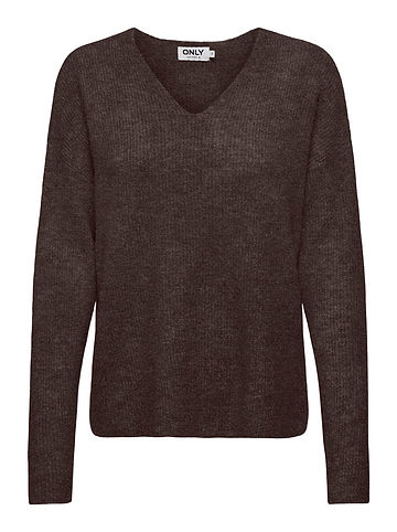 Pullover in Braun