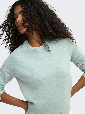 Pullover in Hellgrün