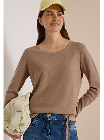 Pullover in Hellbraun
