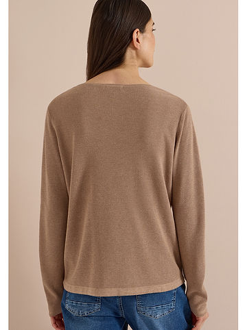 Pullover in Hellbraun