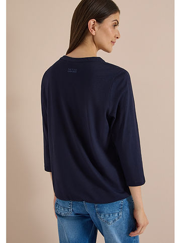 Longsleeve in Dunkelblau