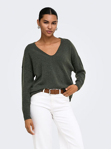 Pullover in Khaki