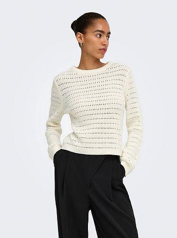 Pullover in Creme