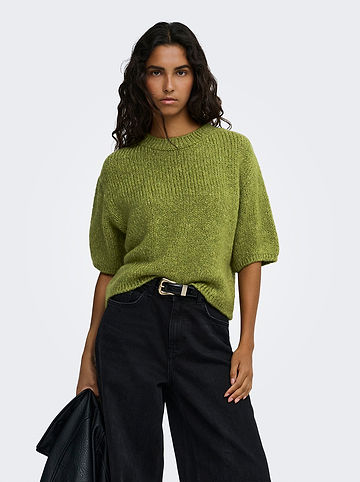 Pullover in Oliv