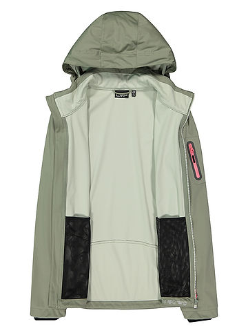 Softshelljacke in Khaki