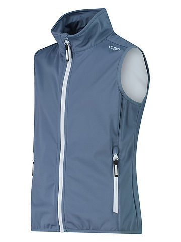 Softshellweste in Blau