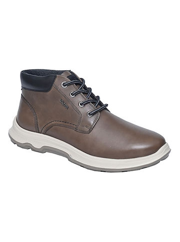 Leder-Boots in Braun