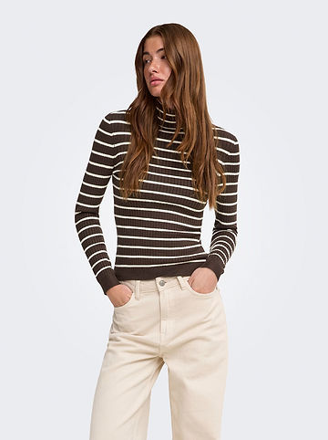 Pullover in Braun