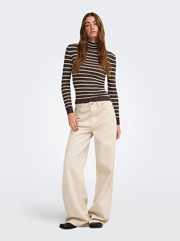 Pullover in Braun