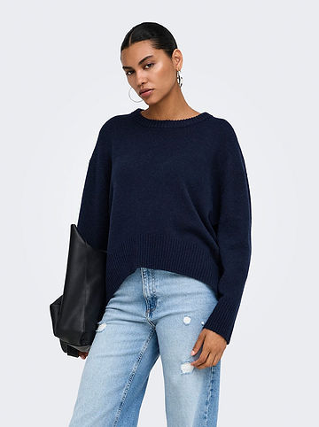 Pullover in Dunkelblau