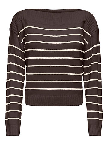 Pullover in Braun