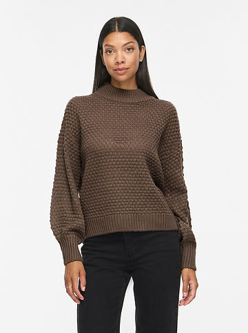 Pullover in Hellbraun