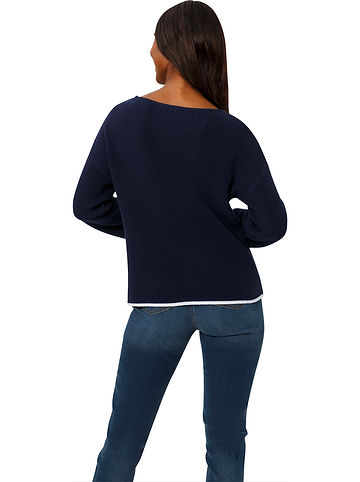 Pullover in Dunkelblau