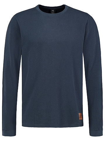 Longsleeve in Dunkelblau