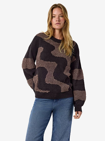 Pullover in Dunkelbraun