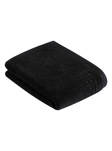 Badhanddoek "Modern Solid" zwart