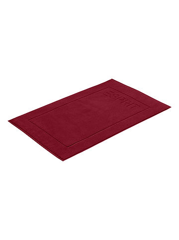 Badmat "Solid" rood
