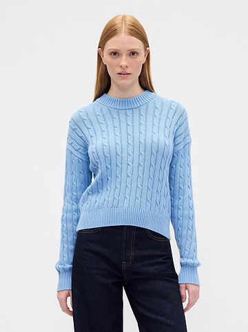 Pullover in Hellblau