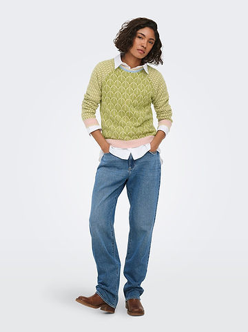 Pullover in Grün