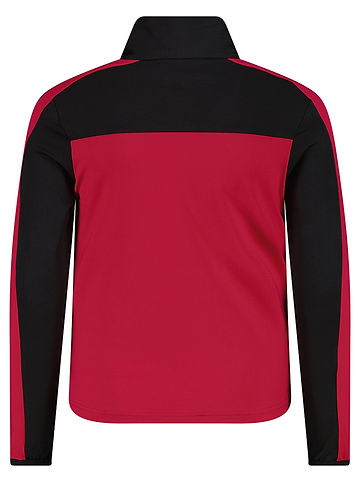 Functionele longsleeve rood/zwart